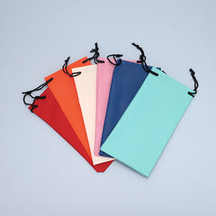 Soft microfiber eyewear storage pouch, alternate view
