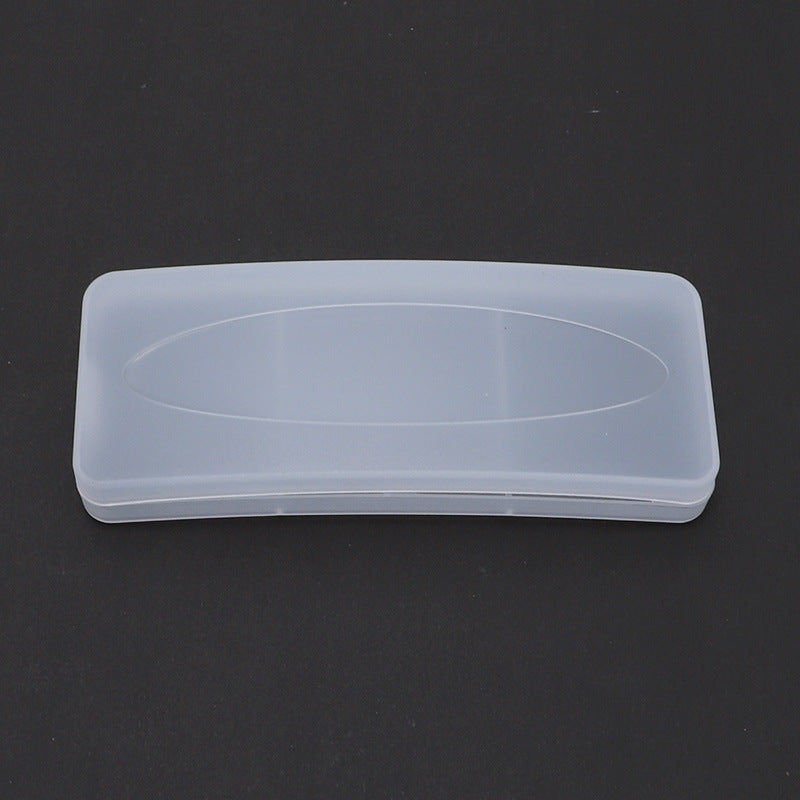 Transparent clip-on lens storage case, alternate product view