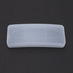 Transparent clip-on lens storage case, alternate product view