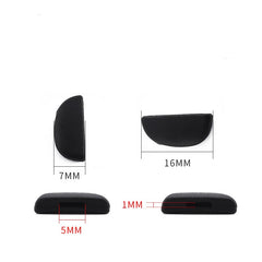 Soft rubber sport sunglass nose pads, alternate product view