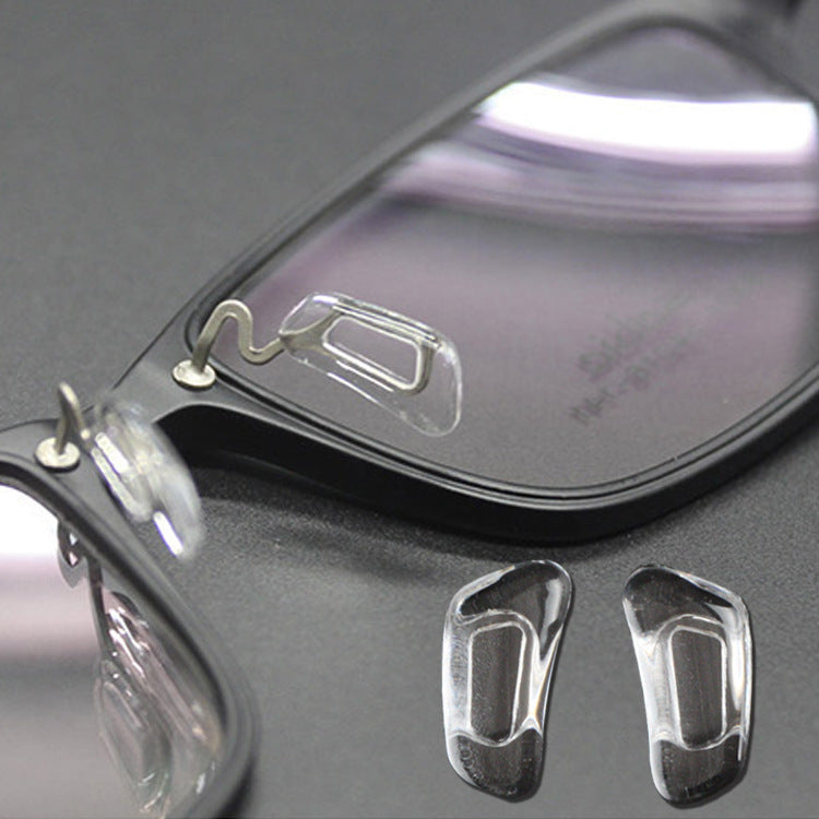 White push slide-in replacement nose pads, close-up detail