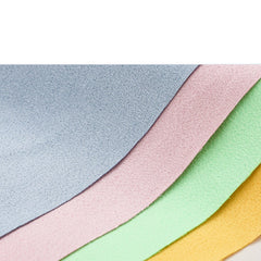 Multicolor microfiber eyeglass cleaning cloths, product detail view