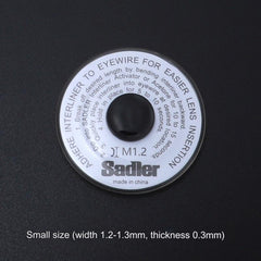 Eyeglass frame liner wire, alternate view