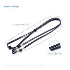 Adjustable braided eyeglass neck straps, alternate product view
