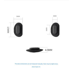 Silicone push-in sunglass nose pads, alternate product view