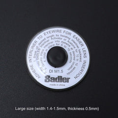 Eyeglass frame liner wire, product detail view