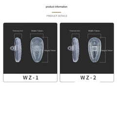 Silicone air-chamber screw-in nose pads, alternate product view