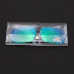 Transparent plastic eyeglass cases 3-pack, product detail view
