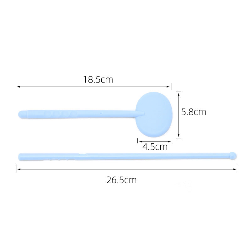 Handheld vision testing eye occluders, alternate view