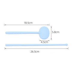 Handheld vision testing eye occluders, alternate view