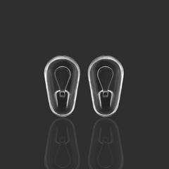 Silicone push-in replacement nose pads for eyeglasses by EBJDE