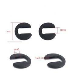 U-shaped silicone saddle bridge nose pads, alternate product view