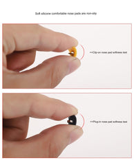 Soft silicone replacement nose pads, product detail view