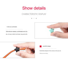 Silicone elastic temple tip grip, product detail view
