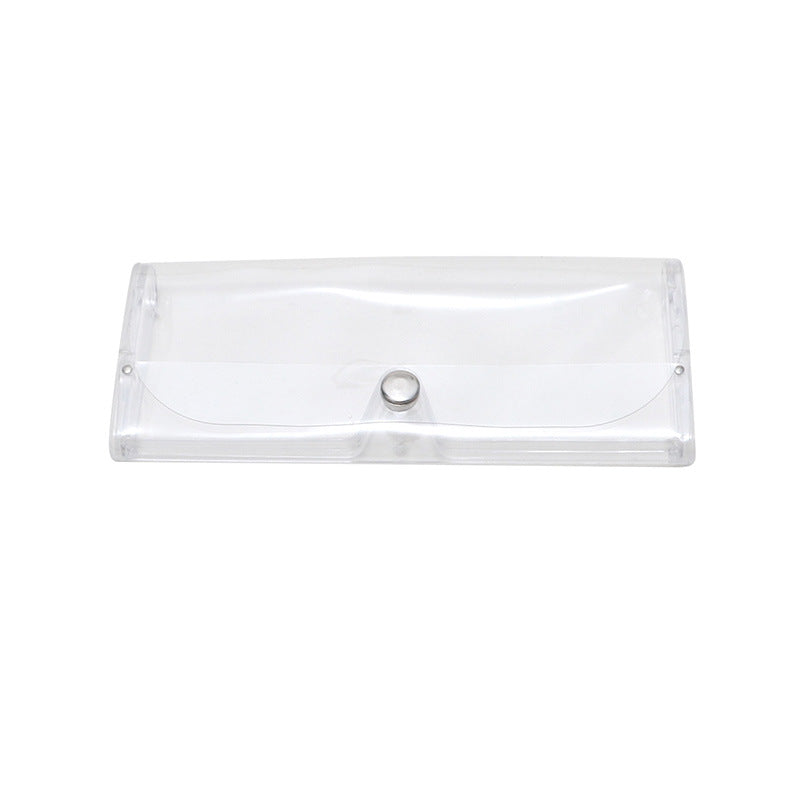 Transparent plastic eyeglass cases 3-pack by EBJDE
