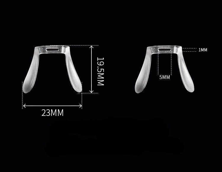 Saddle bridge replacement nose pads, product detail view