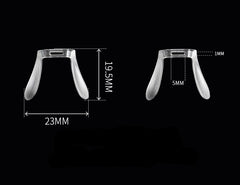 Saddle bridge replacement nose pads, product detail view
