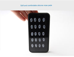 Air-chamber silicone push-in nose pads, product detail view