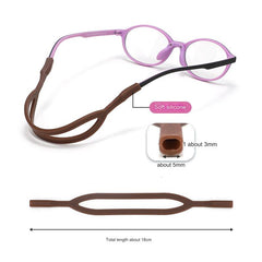 Kids elastic eyeglass retainer straps, alternate product view