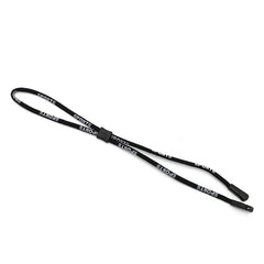 Adjustable eyeglass lanyard with silicone ear hooks, fit detail