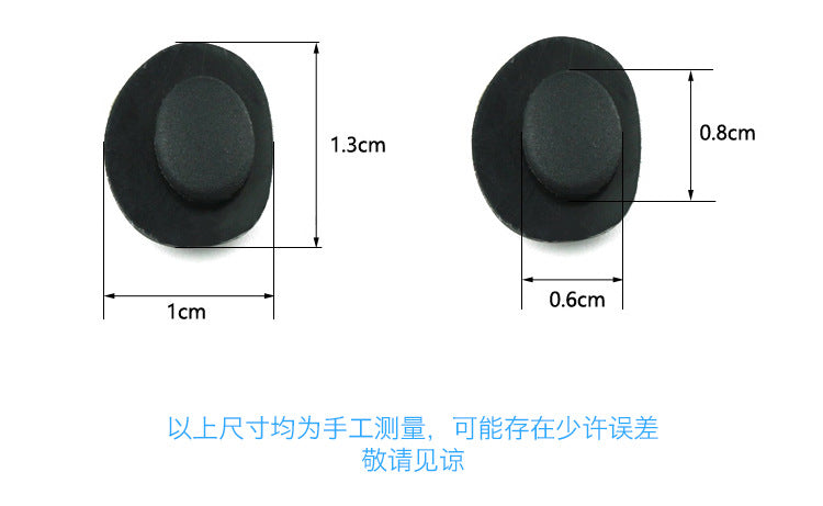 Kids' glasses push-in silicone nose pads, alternate product view