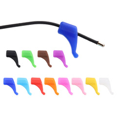Mini silicone eyeglass ear hooks, close-up product detail