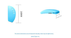Tear-shaped silicone plug-in nose pads, alternate product view