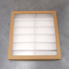 12-slot sunglasses and eyeglass organizer tray, product detail view