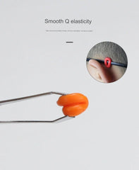 Silicone temple ear cushion, product detail view