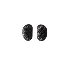 Black push-in replacement nose pads for sunglasses, alternate style detail