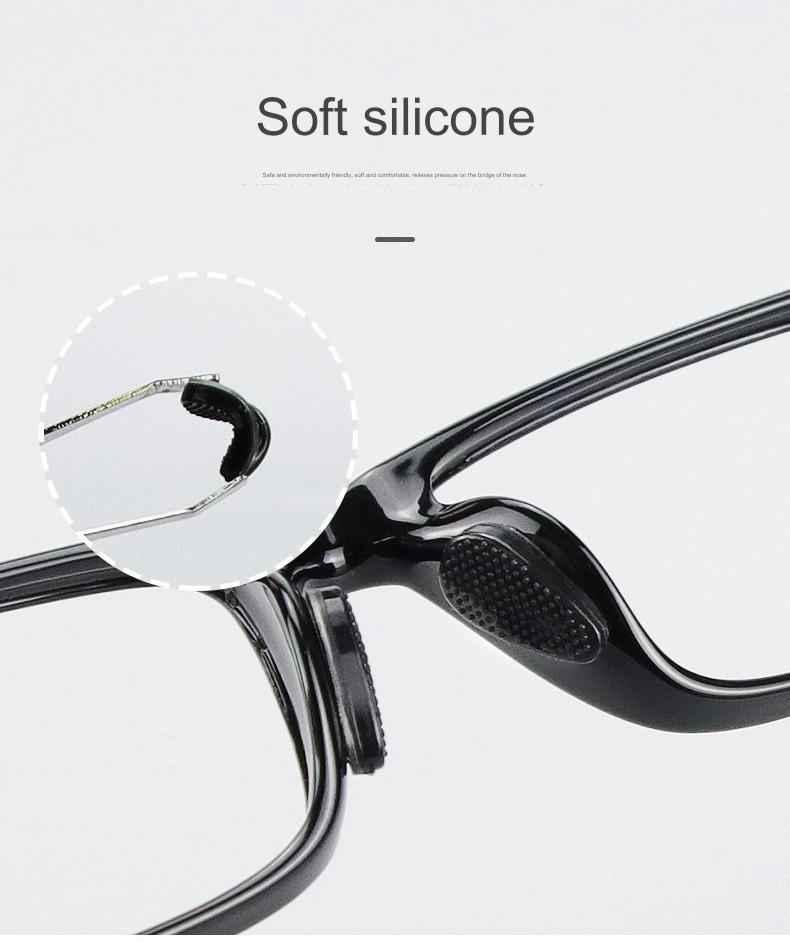 3mm adhesive air-cushion silicone nose pads, thickness and fit detail