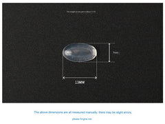 Air-chamber silicone push-in nose pads, alternate product view