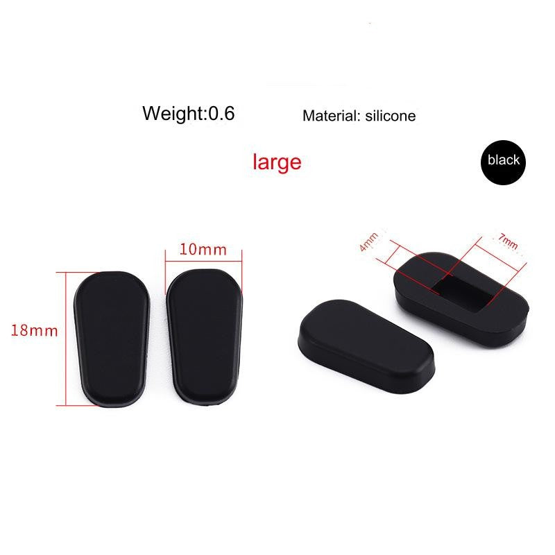 Soft silicone slip-on nose pad covers, alternate product view