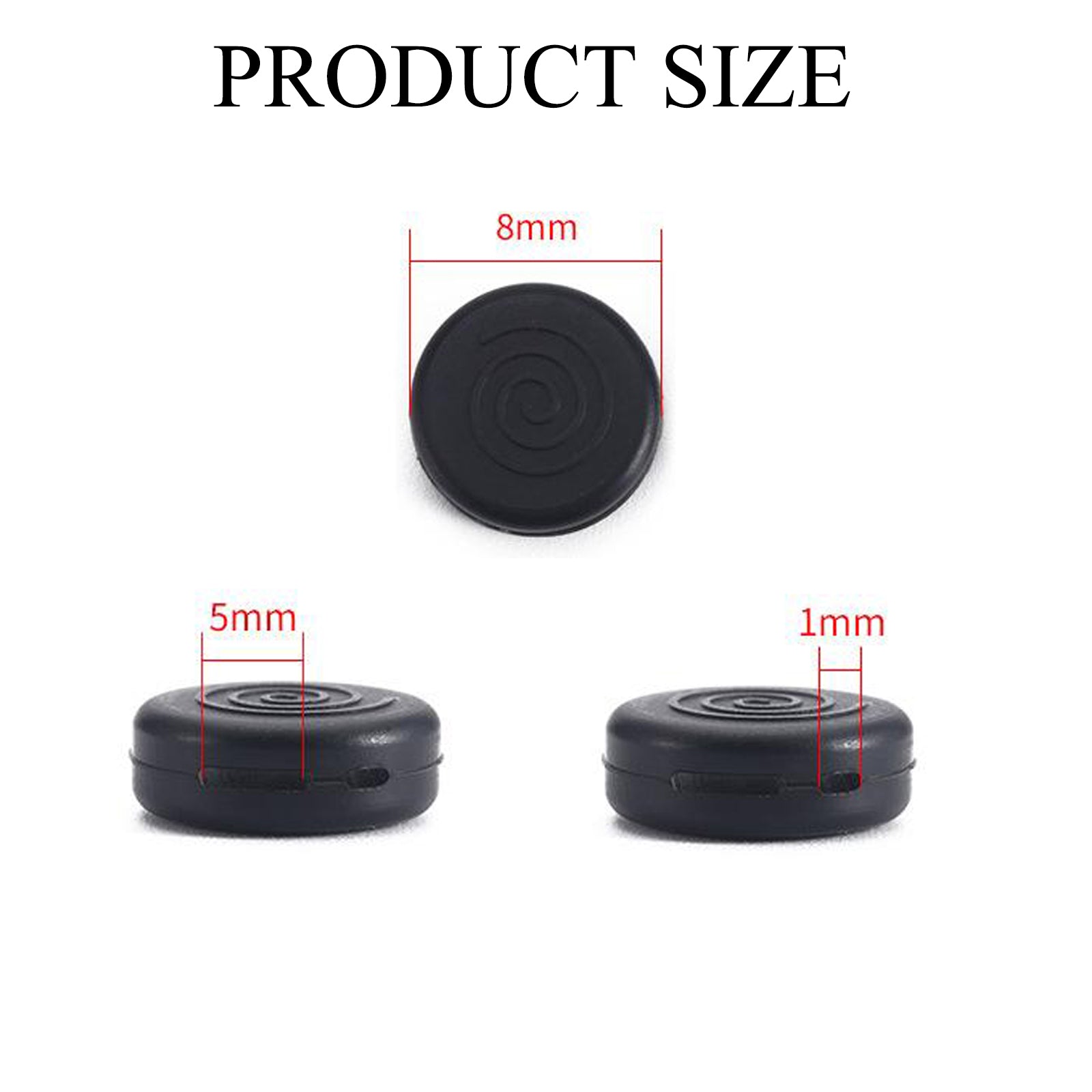EBJDE mini round anti-slip retainers for compatible glasses and sunglasses