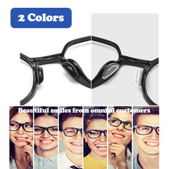 D-shaped adhesive air-cushion silicone nose pads, product detail view