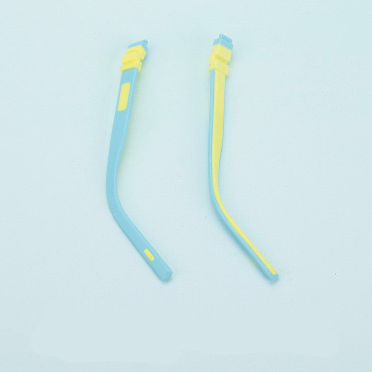 Silicone replacement eyeglass arms, additional color combination