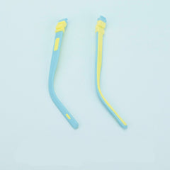 Silicone replacement eyeglass arms, additional color combination