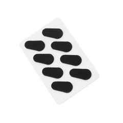 Black thin soft foam adhesive eyeglass nose pads, 5-pack