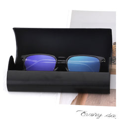 PU eyeglass case with magnetic closure, product detail view