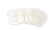 Eyeglass lens processing templates, additional shape and size view