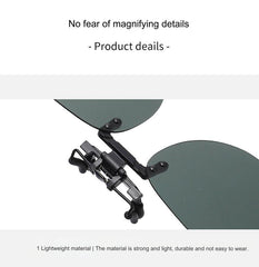 Polarized flip-up clip-on sun lenses, product detail
