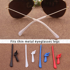 0.03-inch opening silicone eyeglass temple sleeve, product detail