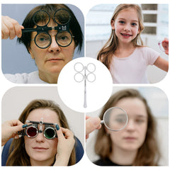 Optical flipper tool with marked lens option, close-up view