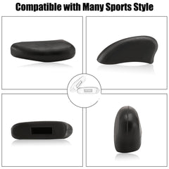 Soft rubber sport sunglass nose pads, product detail view