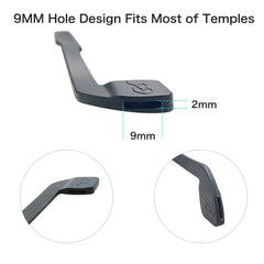8.66-inch silicone eyeglass retainer straps, product detail view