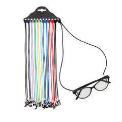 Nylon eyewear cords, close-up product view