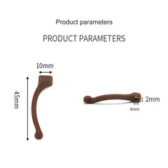 Sports eyeglass retainer grips, alternate view