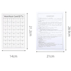 Reusable vision test card for compatible optical workflows