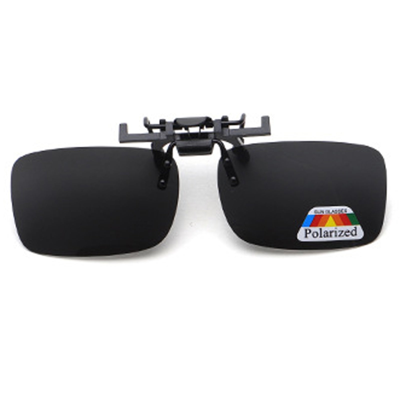 Polarized clip-on sunglasses for compatible prescription glasses by EBJDE