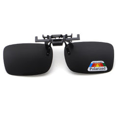 Polarized clip-on sunglasses for compatible prescription glasses by EBJDE